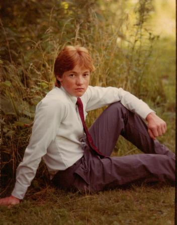 senior picture 1985
