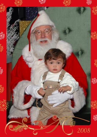 Chase and Santa