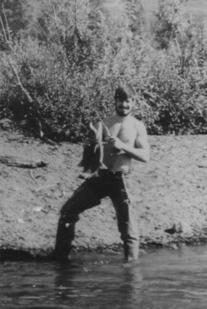 1969 David Salmon fishing