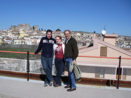 My kids, Melfi, Italy 3-08