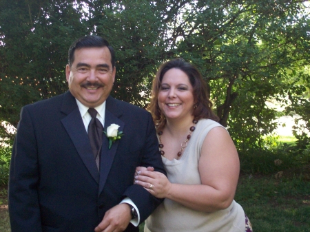 Dad and I at a wedding July 2008