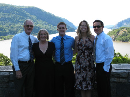Family wedding at West Point, New York