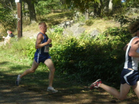 My other son running for CCSU XC
