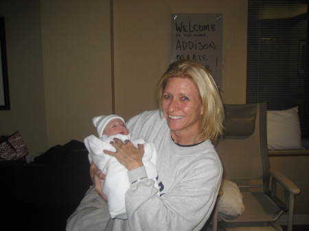 Me with Addison...It was a long day and night