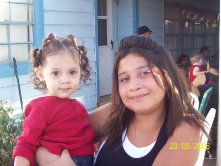 MY BABY JOCELYN & MY NIECE SANDRA