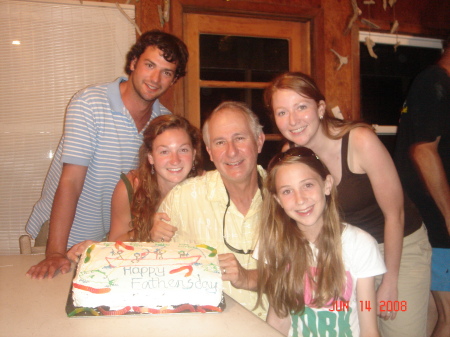 My family at Grand Isle on Father's Day 2008.