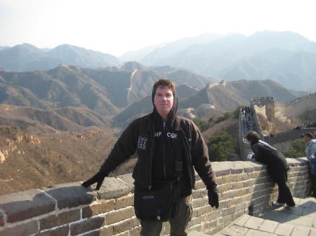 me at the great wall