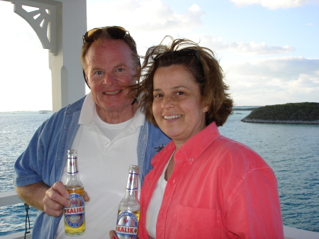 Carl & Jan at Sampson Cay 2007