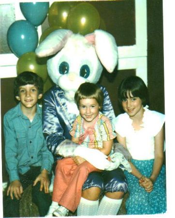 Easter 1977 With Kim and Dewayne Addison