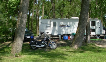 Camping at Two Rivers Nebraska