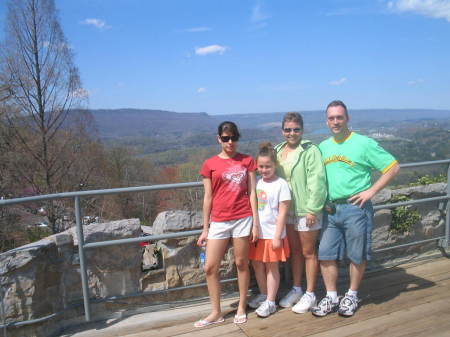 At ruby falls with ex. Student Lina