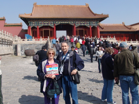 Howard & Judy in the Forbidden City in China