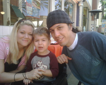 #2 Son, John & April with their son Finn in CA