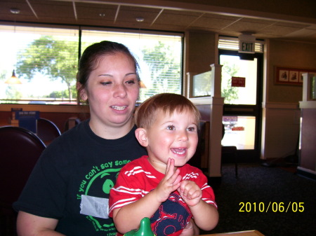 My daughter Jennifer and My grandson Josh