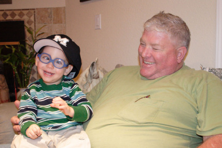 Grandson, Luke.  December 2008
