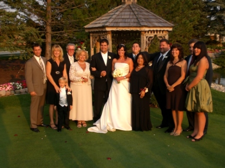 The Family at my Step son's wedding