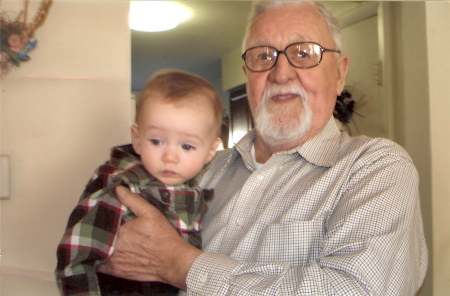 My dad with my grandson