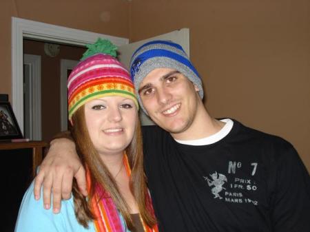 Kyle and Amber (youngest son & wife)