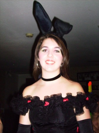 My daughter Lizzie...14...as Jessica Rabbit!