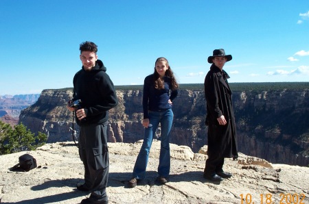 Robert, Stephanie & Eric (Grand Canyon 2002)
