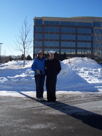 Me and Mark in Great Lakes, Illinois.