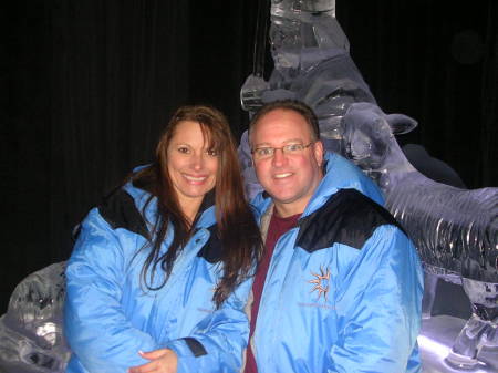 Me & Susie at the Ice Sculptures