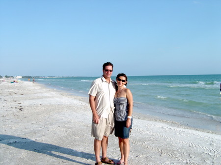 Wife Irina and I at the Beach