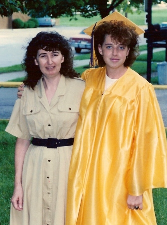 mom & me high school graduation