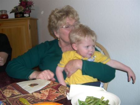 Linda ( MiMi) and grandson, Riley