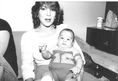 Ruth w/nephew Josh 1980 age 13