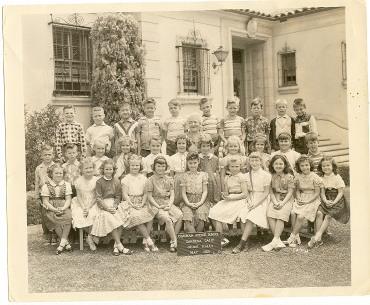 4th grade class---taken  in 1956
