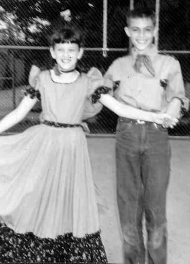 1954 5th Grade Square Dancers