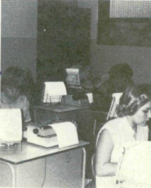 Mike in Class-Studying?-1982-Boswell