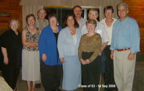 Some of Class of 63 in 2005