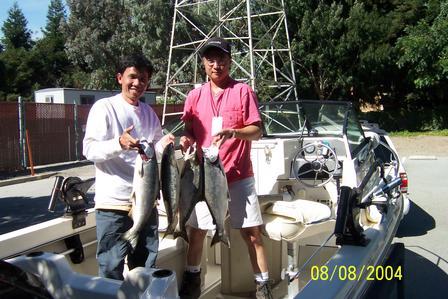 Jeff & Friend Salmon Fishing Trip