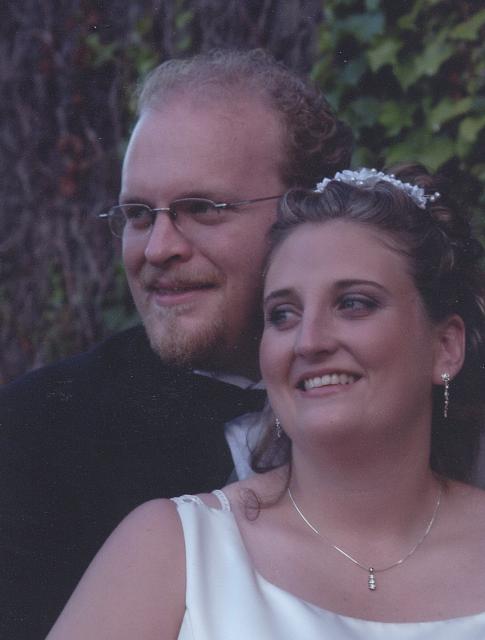 My son Gerry B & wife Amber 2003