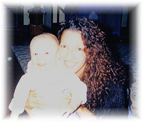 Me and baby Gabriel (1997)