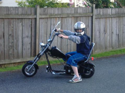 Ian on Mini Chopper