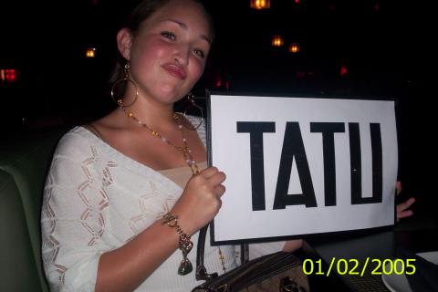 My daughter Melina at Tatu,HardrockHotel