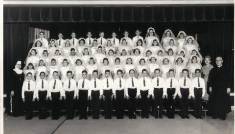 1960 1st Communion Class