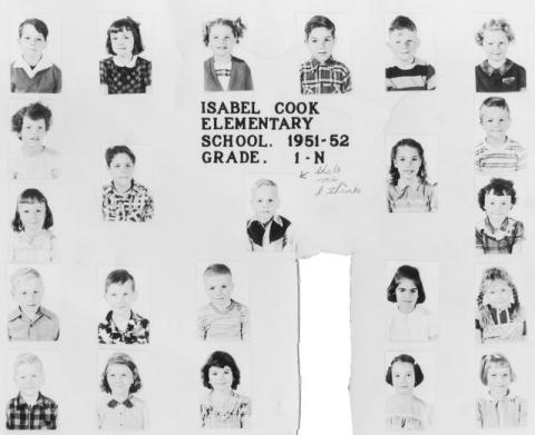 1st_Grade_Isabel_Cook_Elementary_1951_52