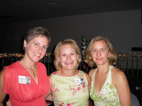 The wives--Jen, Lisa and Patty