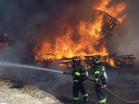 garage fire