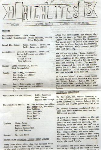 Weekly Newsletter - May ??, 1961
