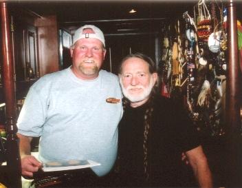 Me and Willie Nelson