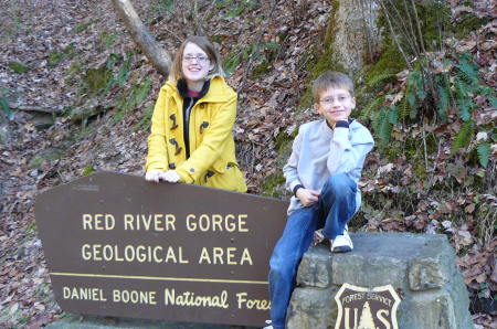 Our children at Red River Gorge, again