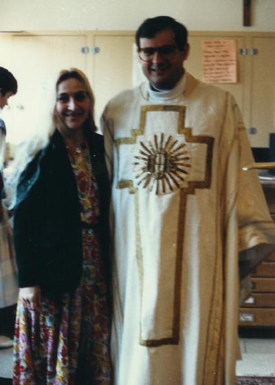 Millicent and Fr. Peter