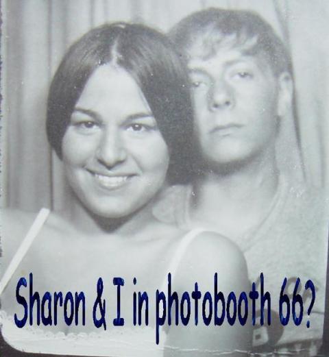 66/67 photobooth me & Sharon Romano