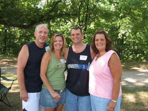 Carl & Jackie(Derner) Jacobs, Derick Grembi, Lynn (Oldani) Krause