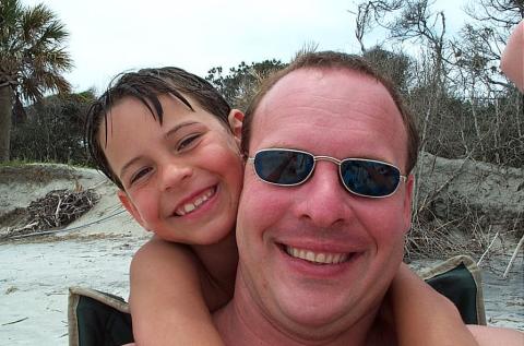 Dad & Son June 2002